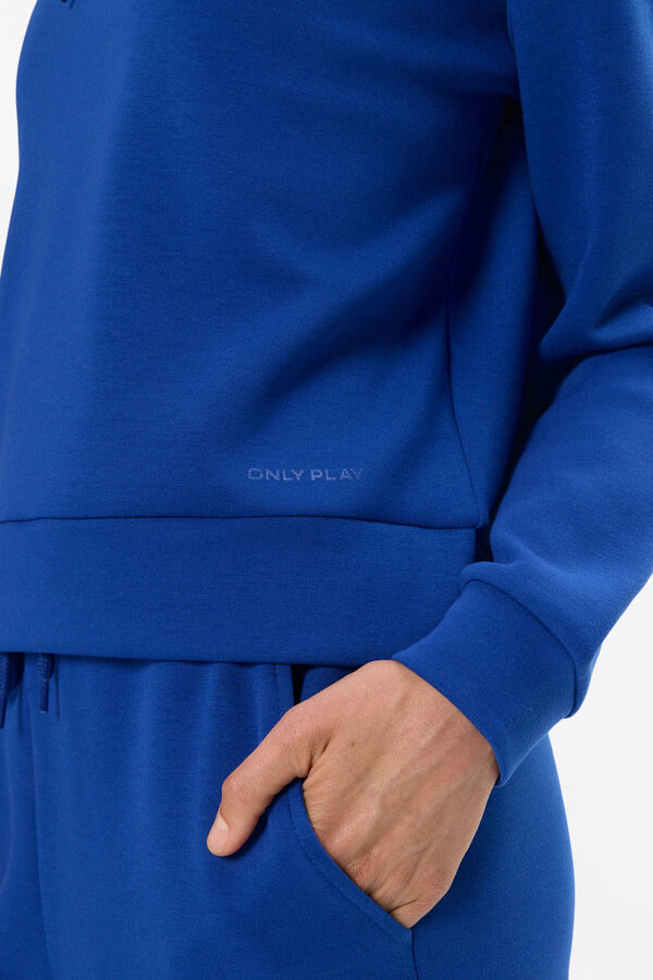 Only Play Sweatshirt com capuz azul