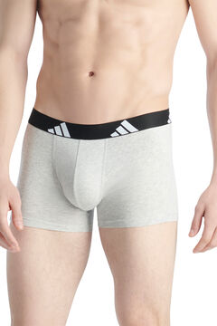 Adidas Pacote com 3 boxers de algod&atilde;o Active Flex 