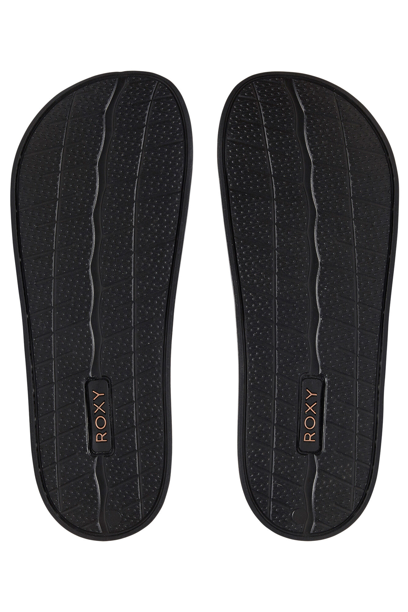 Roxy Chinelos de borracha com logo em relevo
