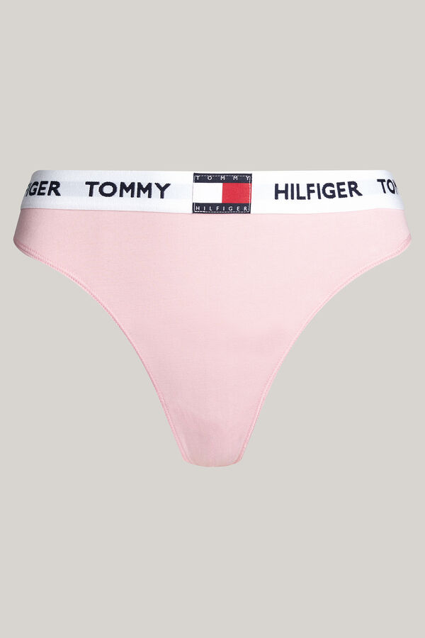 Tommy Jeans Tommy Hilfiger thong with waistband pink