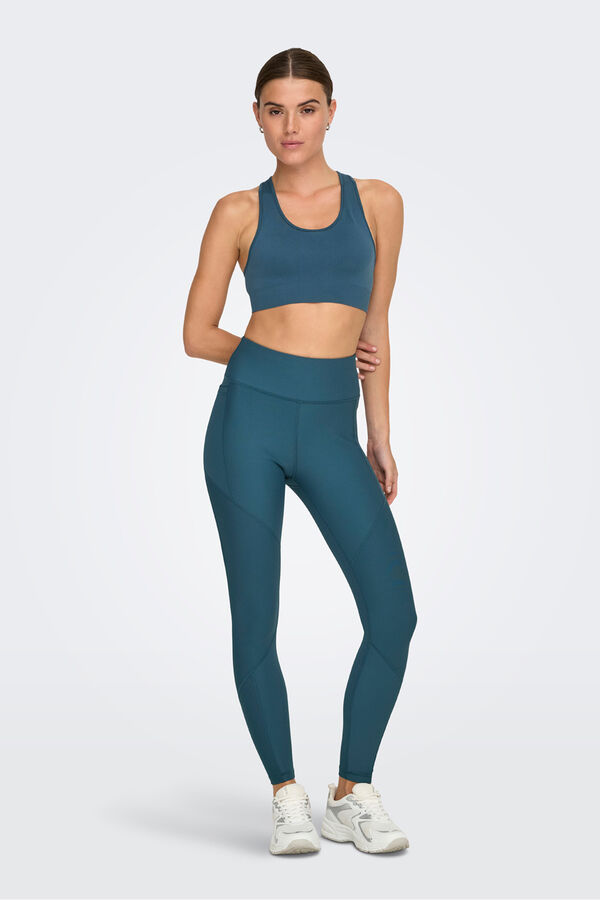 Only Play Seamless sports bra . blue