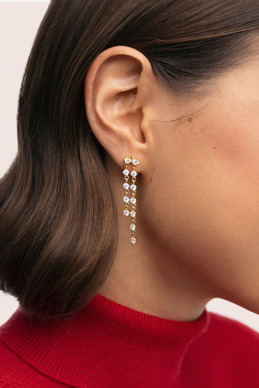 Pendientes Long Scarlett Baño Oro