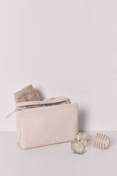 Women'secret Feh&eacute;r k&ouml;zepes dupla rekeszes neszesszer