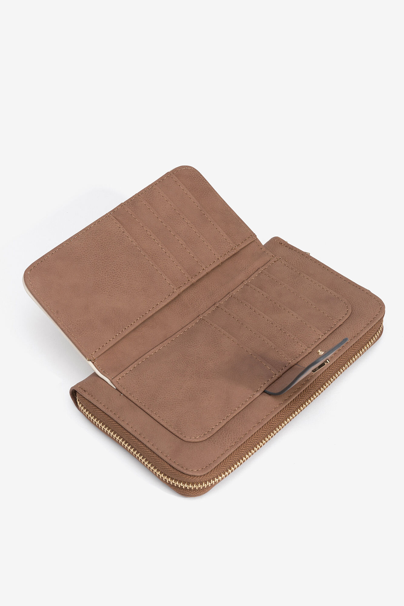 Vilanova Carteira com efeito couro bicolor