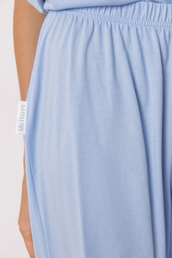 Women'secret SmileyWorld&reg; duga pidžama kratak rukav Plava