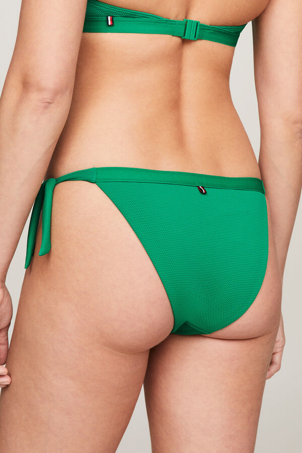 Womensecret Side tie bikini bottoms green