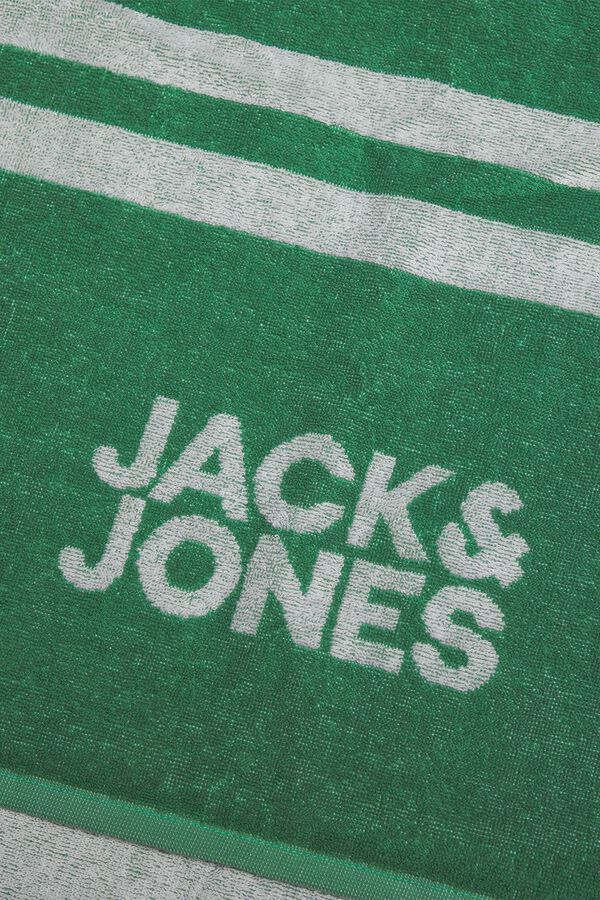 Jack & Jones Pe&scaron;kir za plažu od 100% pamuka Zelena