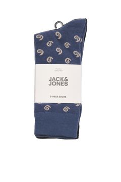 Jack & Jones Pack 3 meias de algod&atilde;o