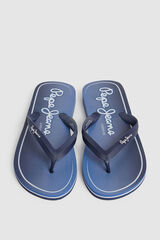 Pepe Jeans Sandalias de playa logo azul
