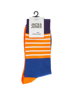 Jack & Jones Calcetines altos combinados colores ne&oacute;n blue