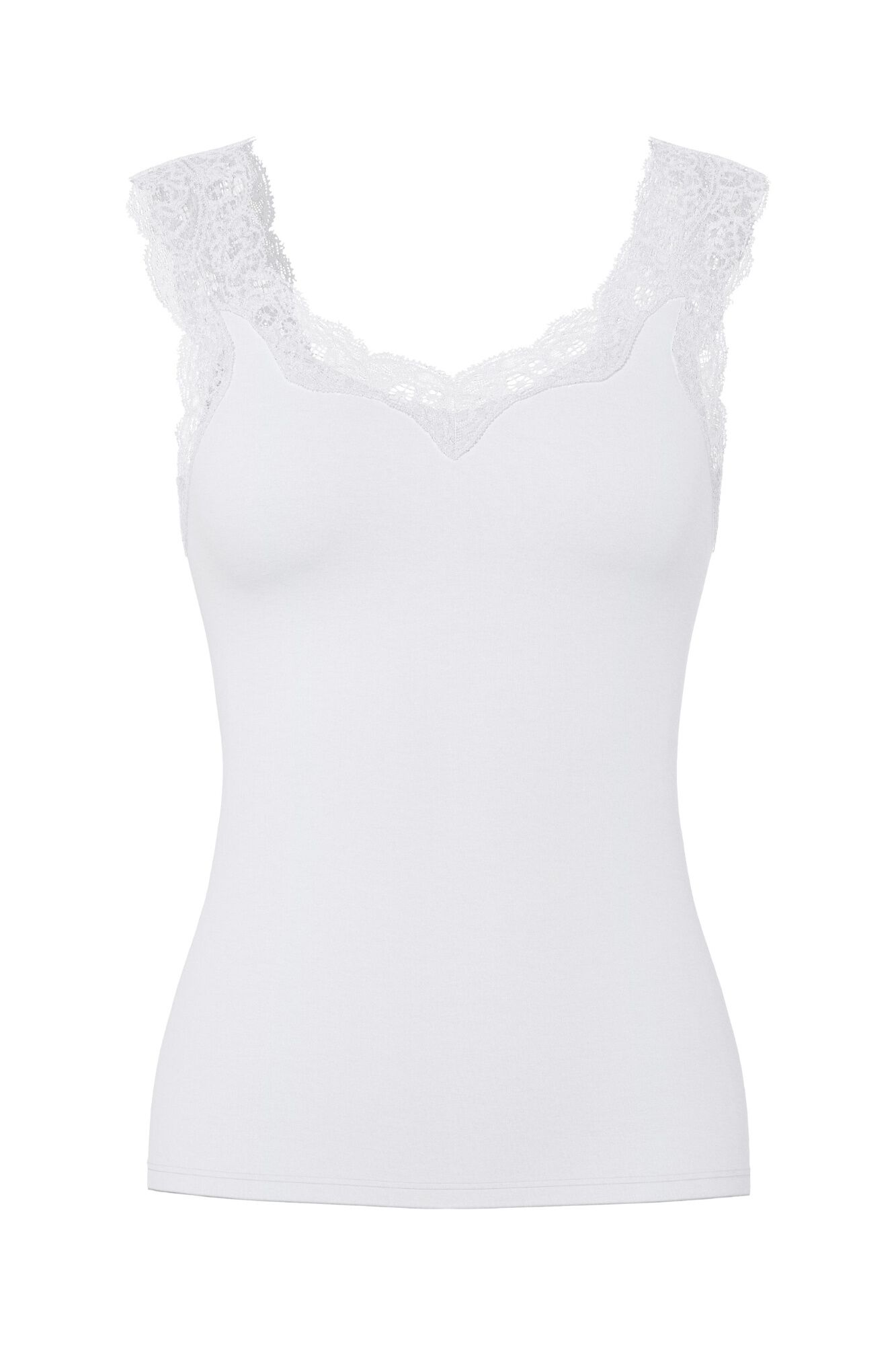 Pieces Top com detalhe de renda