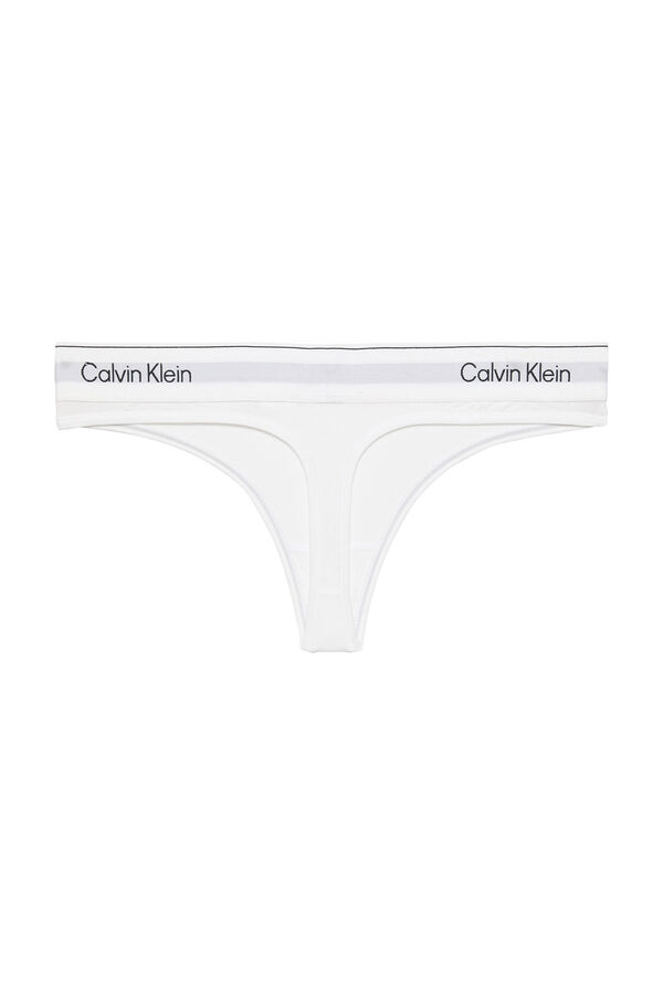 Calvin Klein Tanga individual mujer blanco