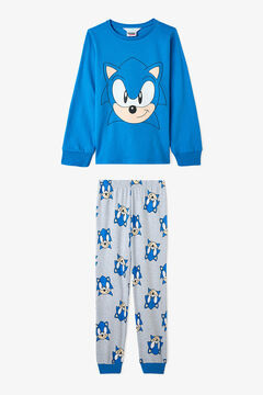 Penti Conjunto de pijama de manga comprida Sonic para meninos
