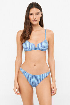 Gisela Braga bikini tejido estampado piqu&eacute;