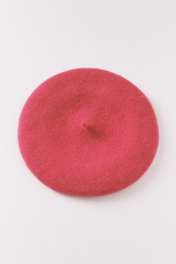 Women'secret Crvena kapa u stilu beretke Crvena