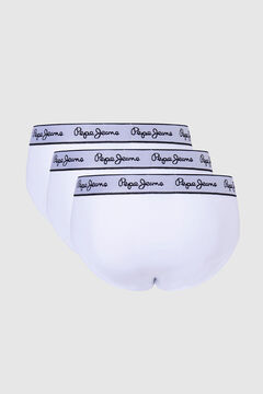 Pepe Jeans Pack de 3 cuecas regular fit em algod&atilde;o com elastano.