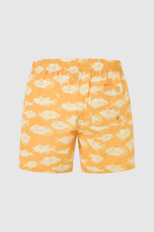 Womensecret Fish swim shorts sárga