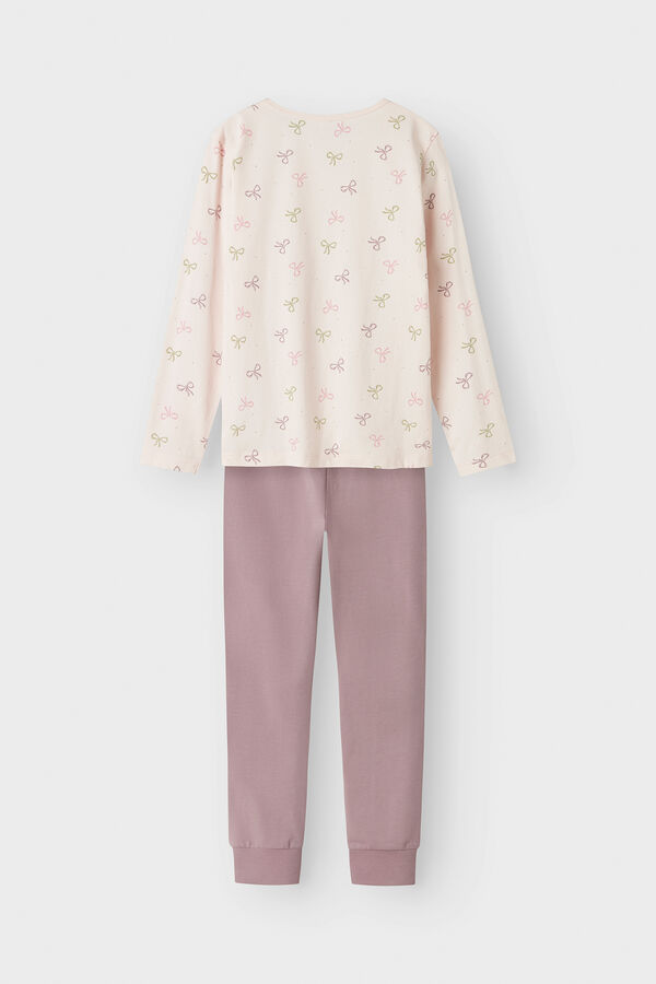 Name it Conjunto de pijama de menina com la&ccedil;os rosa
