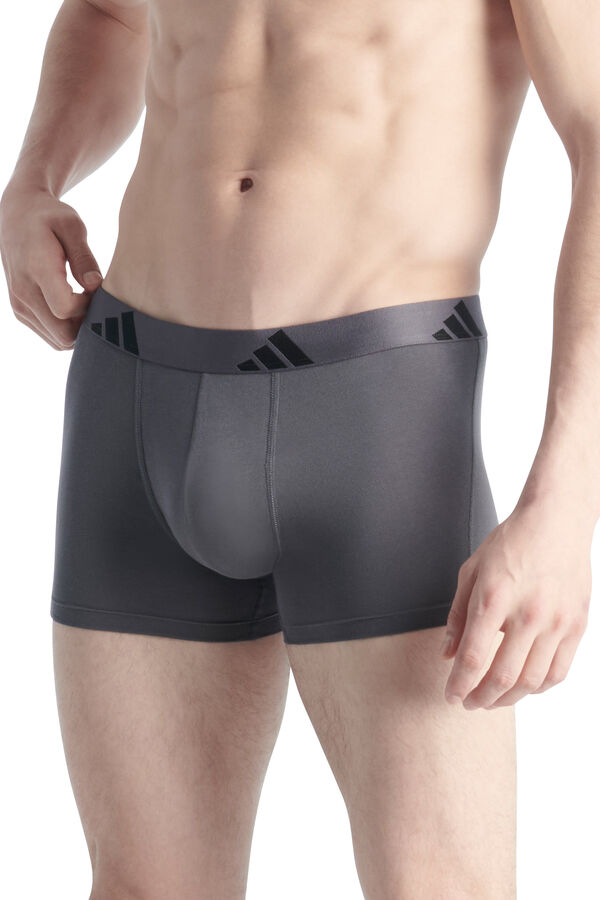 Adidas Pack of 3 Active Flex cotton boxers  grey