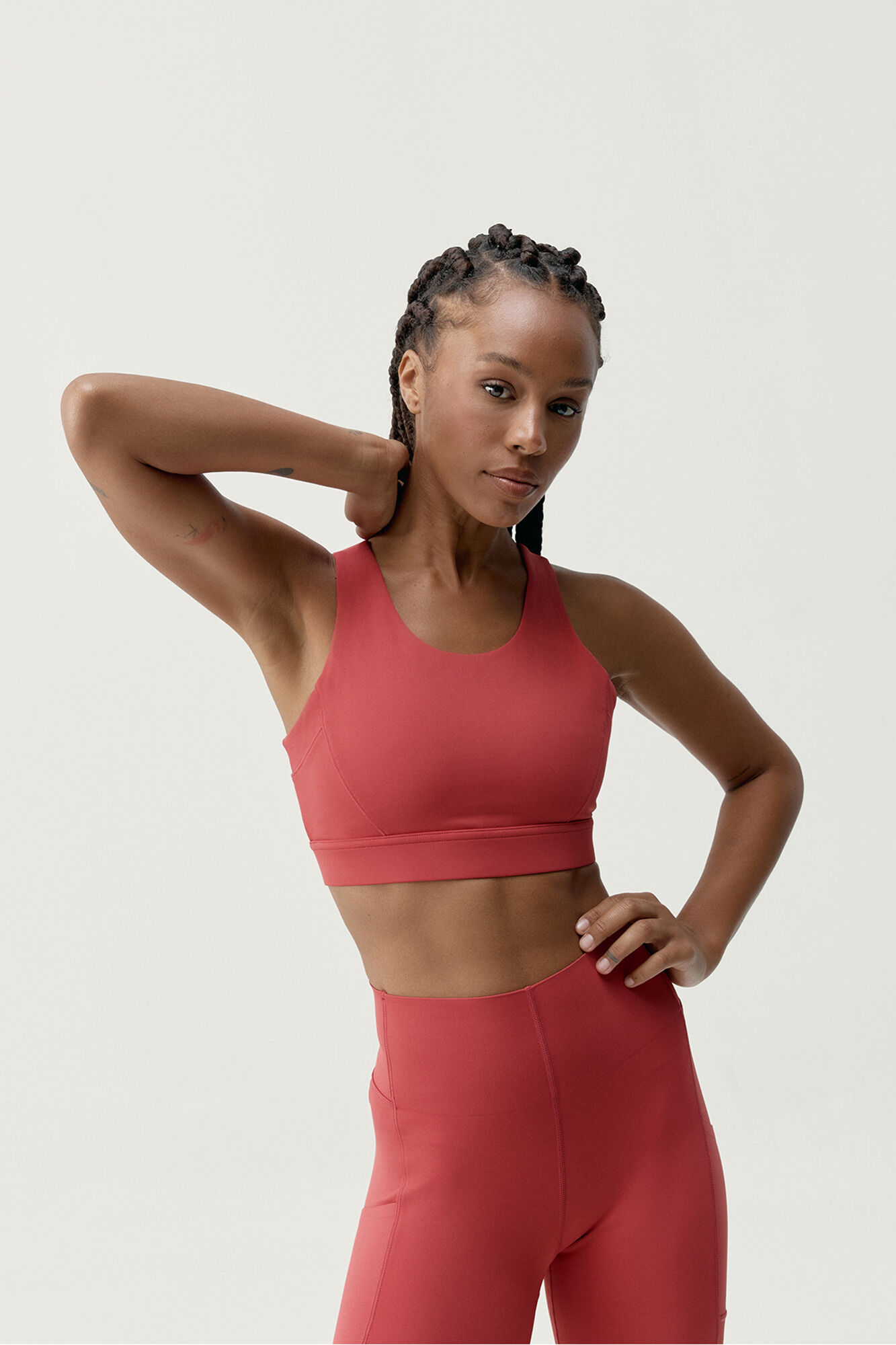 Born Living Yoga Sujetador top deportivo Denise coral&nbsp;