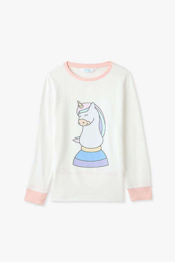 Penti Chesscorn unicorn pyjama set for girls b&eacute;zs