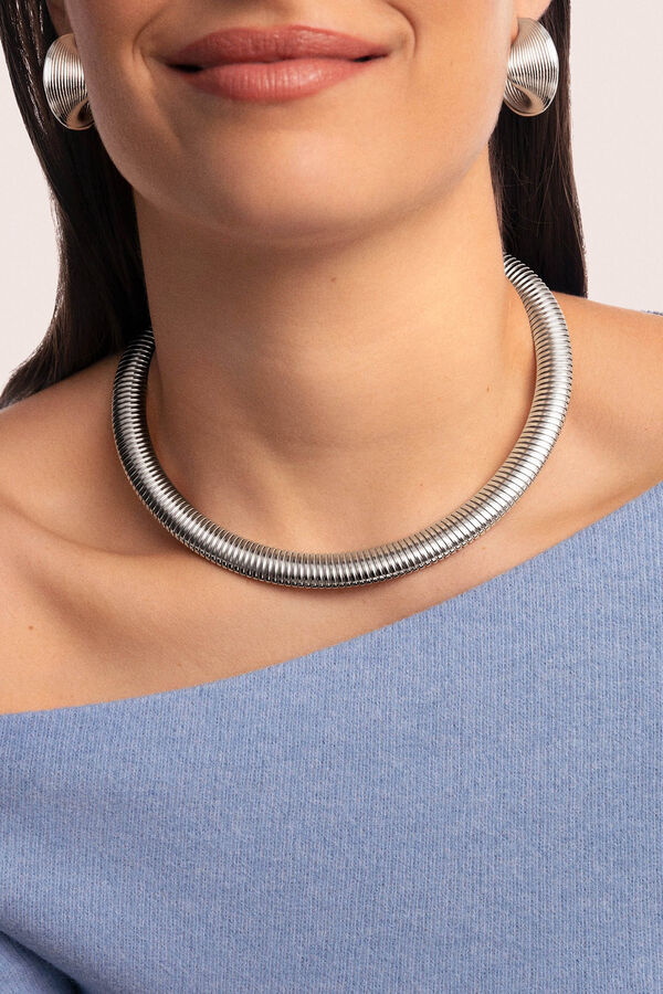 Singularu Collar Big Belt Acero gris