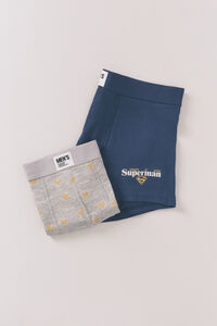 Women'secret Paket od 2 sive bokserke Supermen