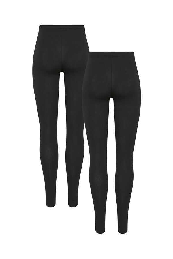 Pieces Pacote de 2 leggings preto