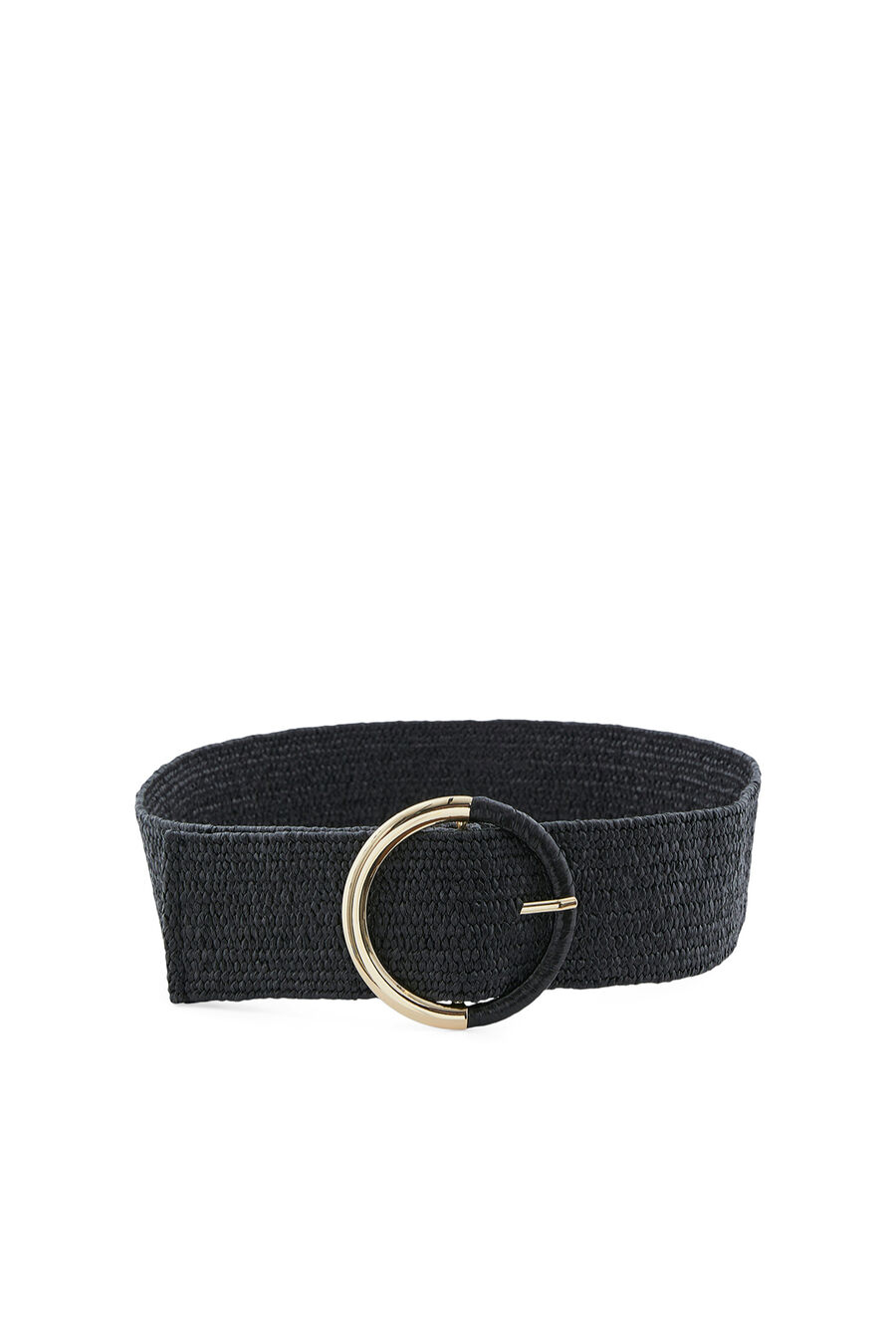 Cinturón hebilla dorada grande