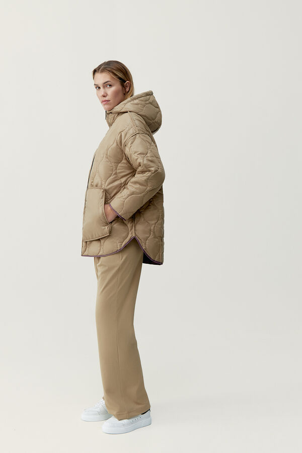 Born Living Yoga Jacket Ashley Beet Plant/ Stick imprim&eacute;