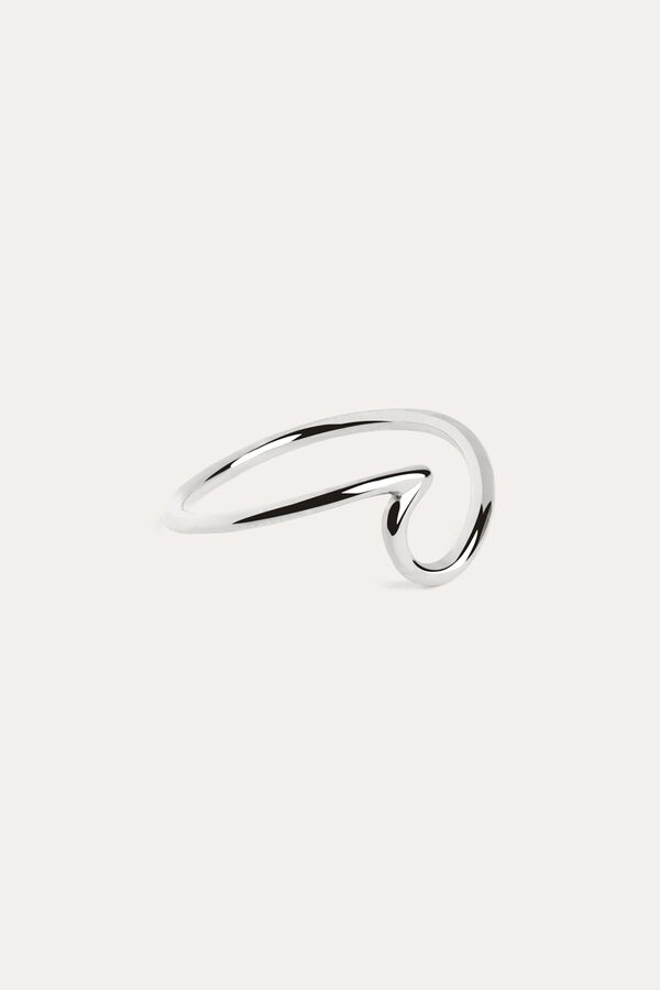 Womensecret Wave silver ring szürke