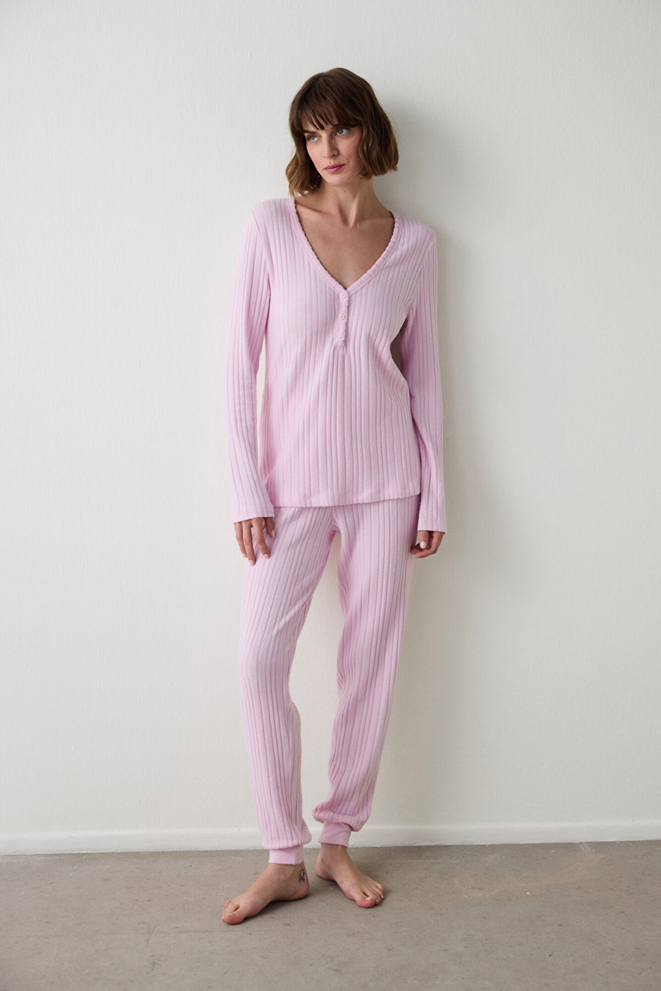 Penti Conjunto de pantal&oacute;n rosa Cozy Time
