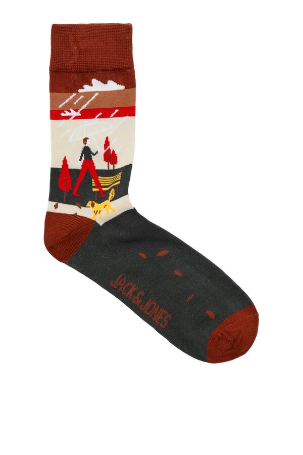 Jack & Jones Landscape socks 3 grey