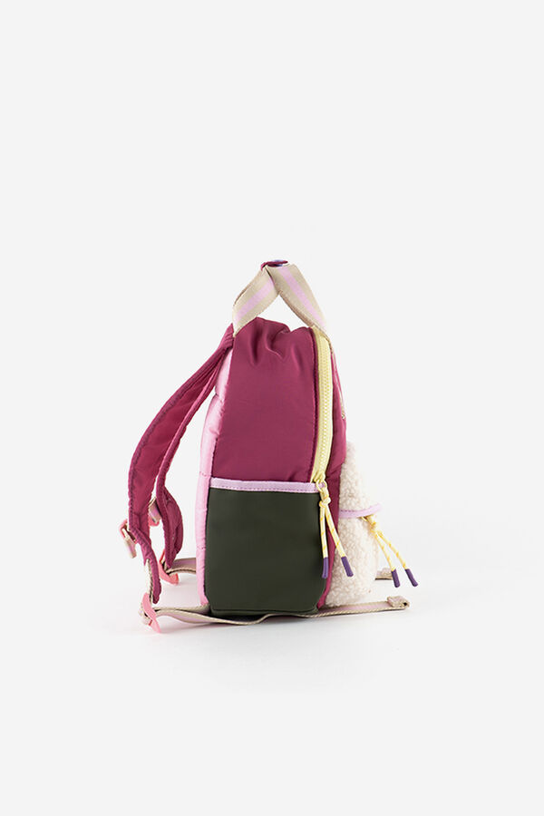 Victoria Mochila de nylon multicolor burdeos