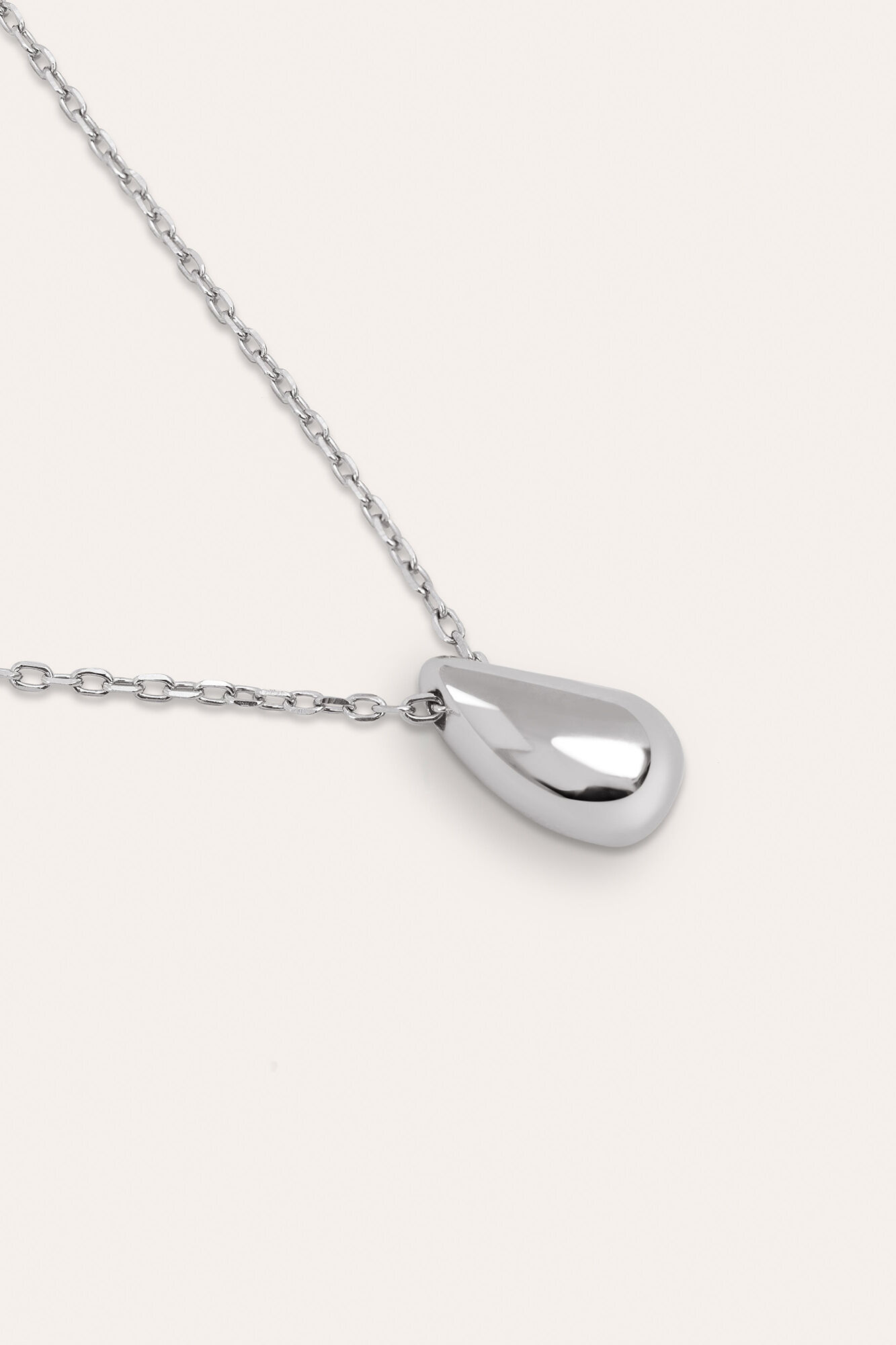 Singularu Collar Gota Plata