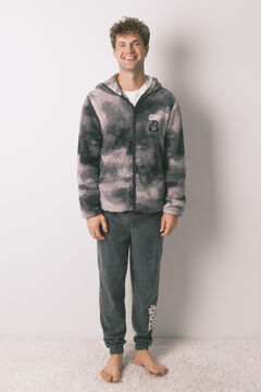 Women'secret Mu&scaron;ki kratki sivi kućni ogrtač od imitacije janjeće kože Star Wars