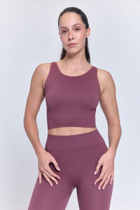 Only Play Top crop deportivo Seamless