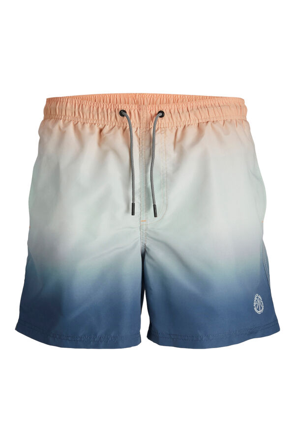 Jack & Jones Men's tie dye swim shorts pink