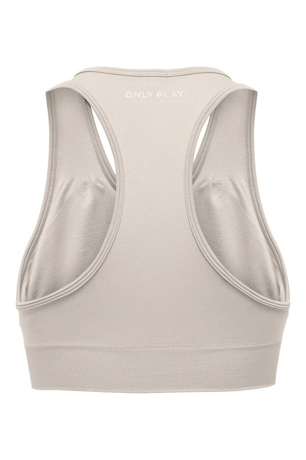 Only Play Sujetador intensidad media con copas gris