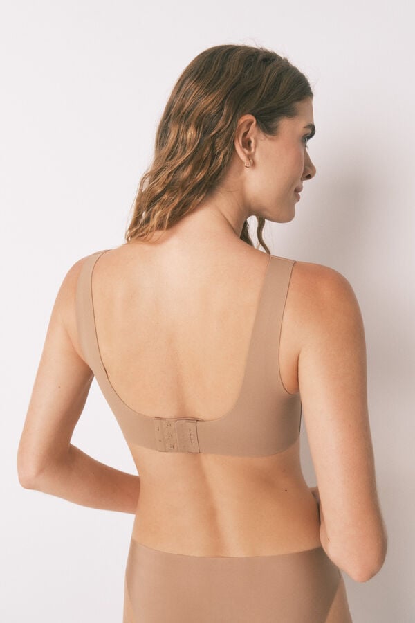 Women'secret Crni mikrofiber grudnjak iz snova Braon