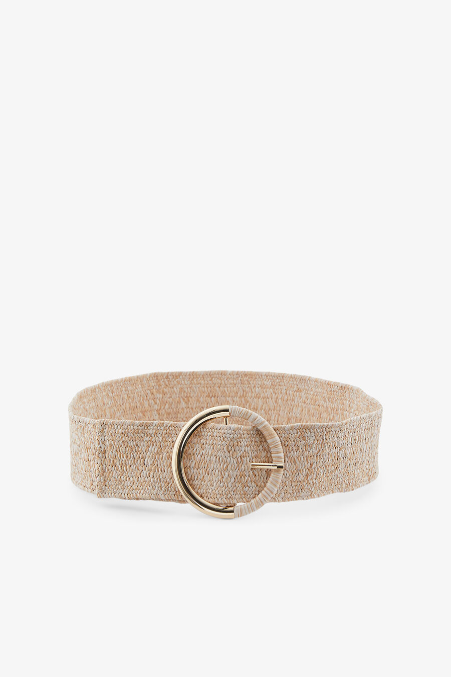 Cinturón hebilla dorada grande