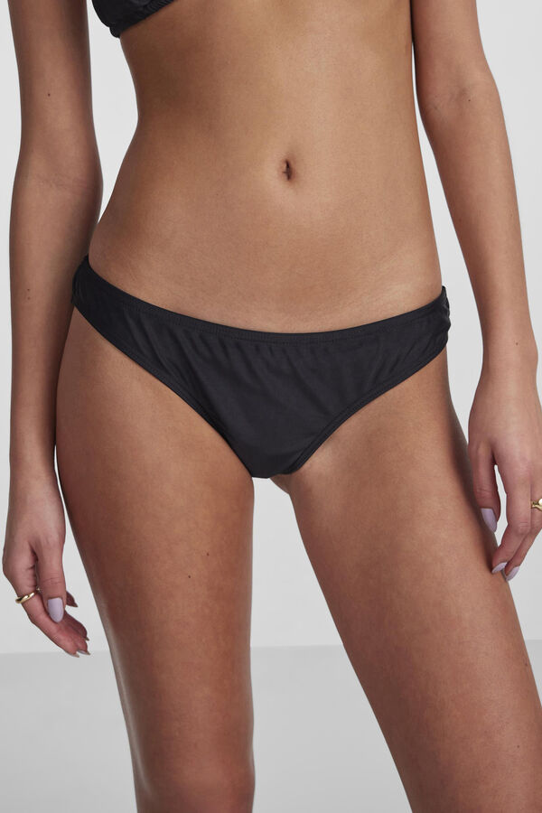 Pieces Braguita de bikini cintura baja black