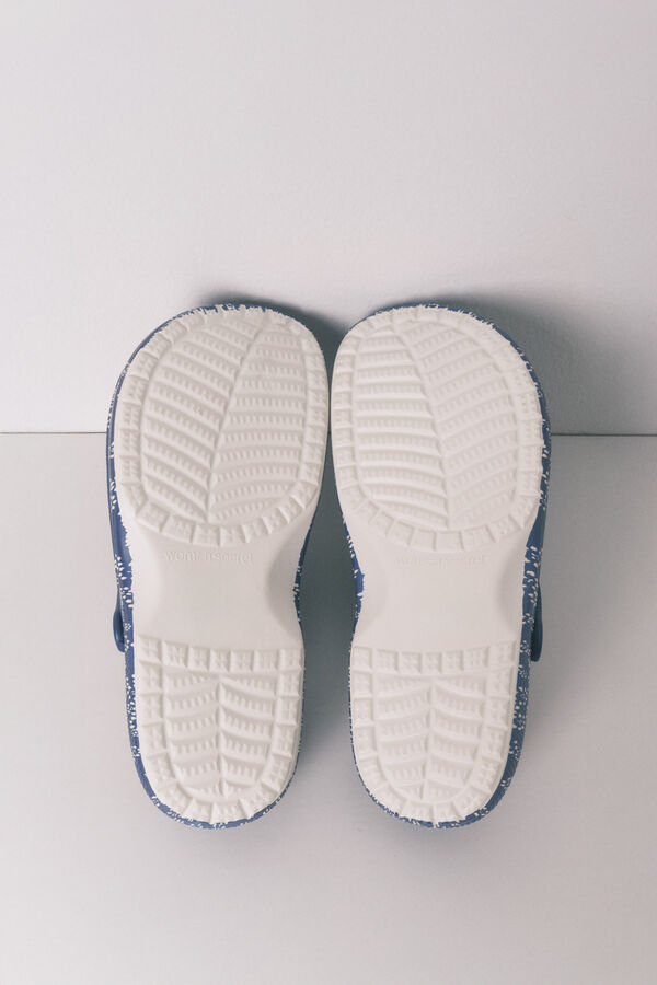 Women'secret Cvetne postavljene klompa papuče Print