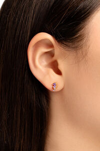 Singularu Pendiente Suelto Sea Seahorse Plata Ba&ntilde;o Oro