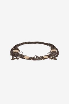 Vilanova Cinto de macram&eacute; com cord&otilde;es