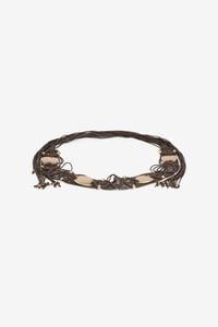 Vilanova Cintur&oacute;n de macram&eacute; con cordones