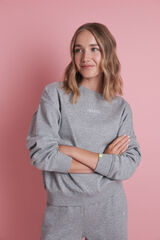 HI&BYE Siva flis duks sa logo Siva