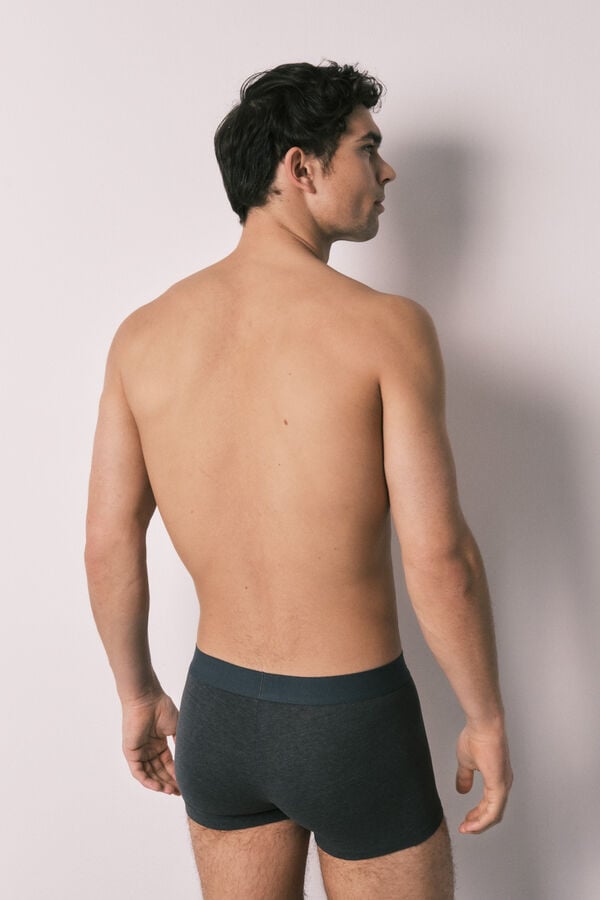 Women'secret Pakovanje od 2 komada  pamučnih bokserica sa dezenom palmi Kaki