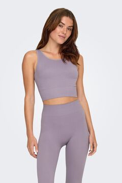 Only Play Soutien desportivo com al&ccedil;a sem costura