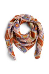 Pieces Pa&ntilde;uelo viscosa ECOVERO&trade; estampado blanco